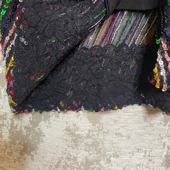 Dress The Population Viviane Sequin Dress in Silver Rouge - Picture 5 of 5